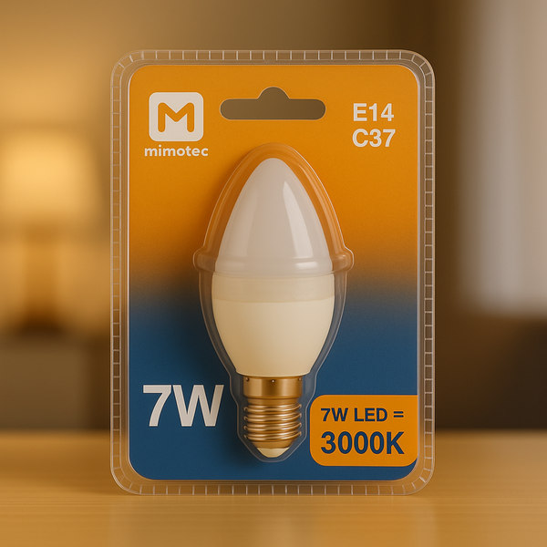 Bec LED E14 C37 7W