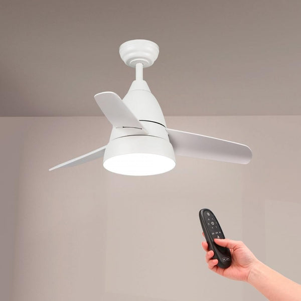 Ventilator de tavan LED Silence alb