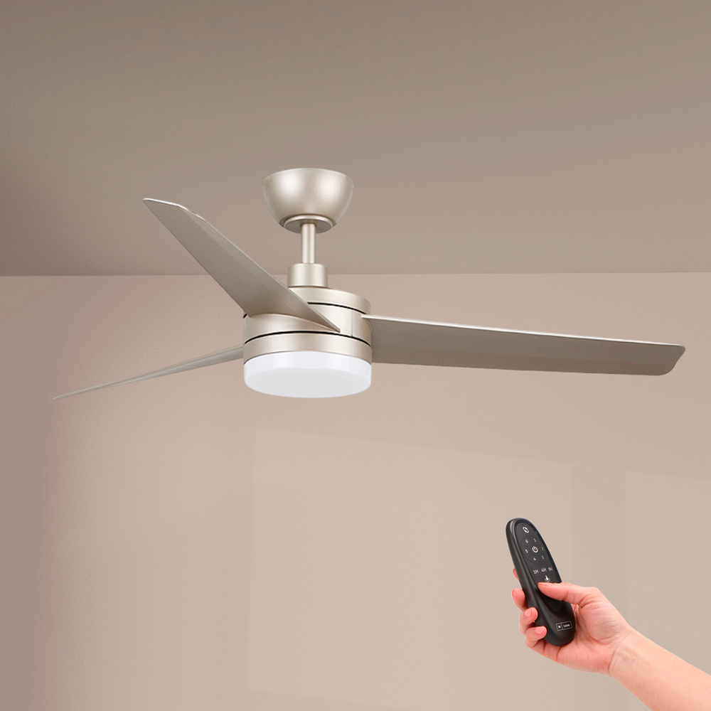 Ventilator de tavan cu LED Curve gri
