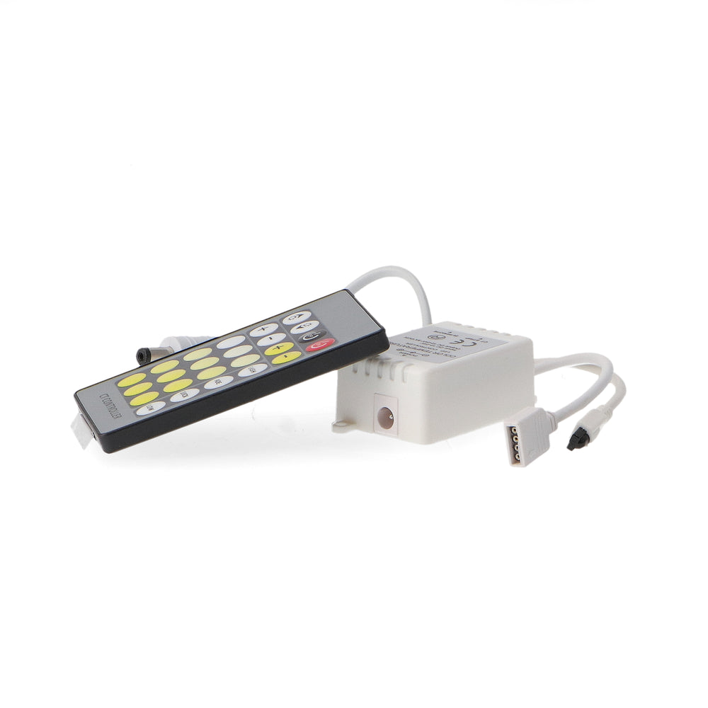 Mini controler pentru benzi LED CCT cu telecomandă IR