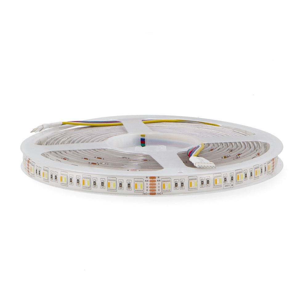 Bandă LED 24V RGB+CCT 60 LED/m Ip65 - 5 metri DC Smd5050 Videny