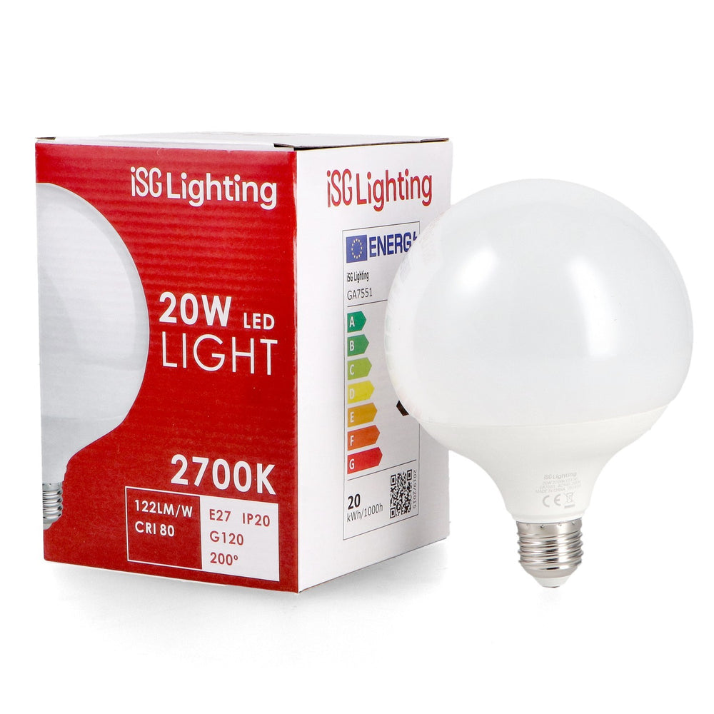 Bec LED E27 G125 20W