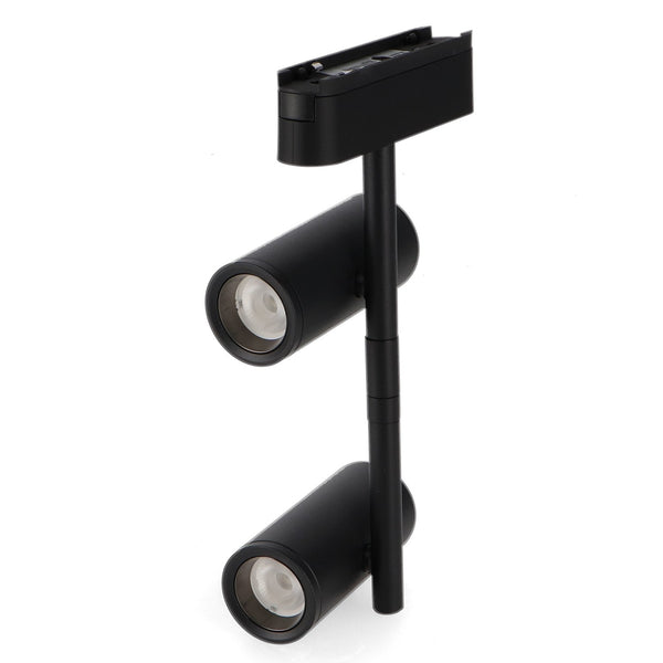 Spot LED seria ET16 8W*2 pentru pista magnetica Negru 48V