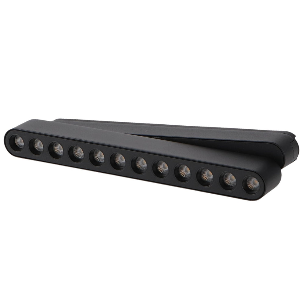 Spot LED Linéaire Seria ET16 12W pentru pista magnetica Negru 48V