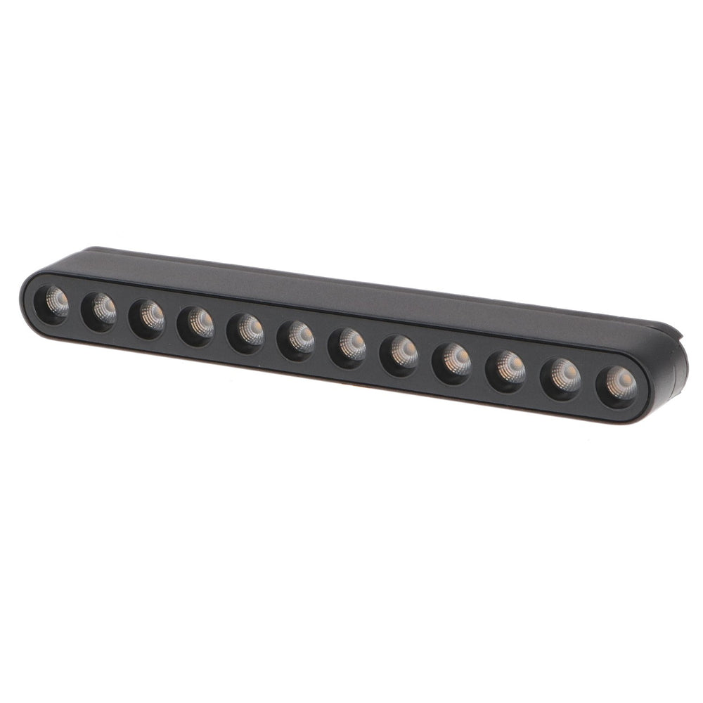 Spot LED pentru hol Seria ET16 12W pentru sina magnetica Negru 48V