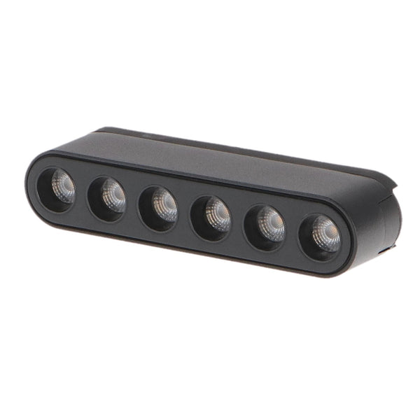 Spot LED pentru hol Seria ET16 6W pentru pista magnetica Negru 48V