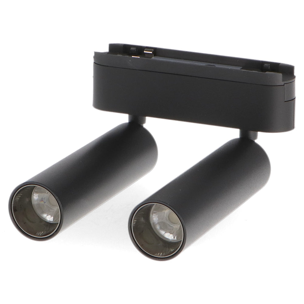 Spot LED seria ET16 7W*2 pentru pista magnetica Negru 48V