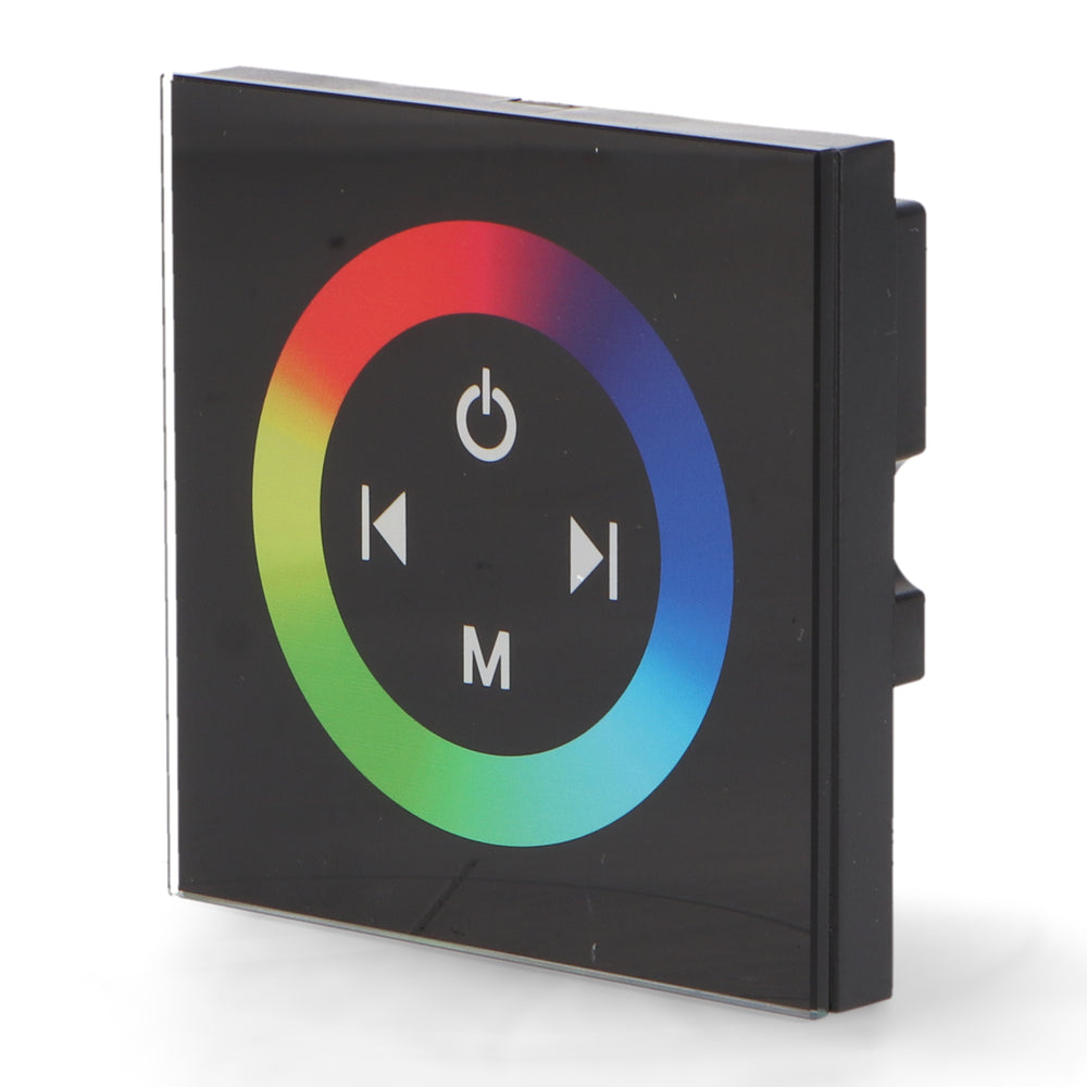 Dimmer tactil RGB încastrat pentru benzi LED 12/24V