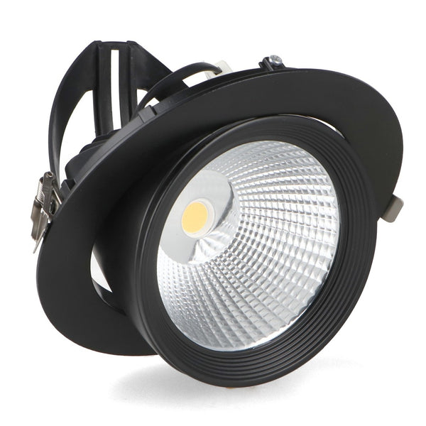 Spot cu LED-uri pe sină reglabilă Negru 35W