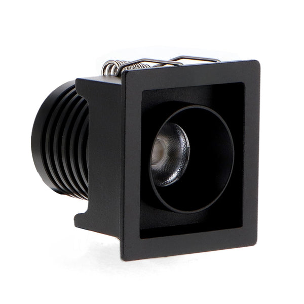 Spot LED Mini Black Fix Square 5W CCT