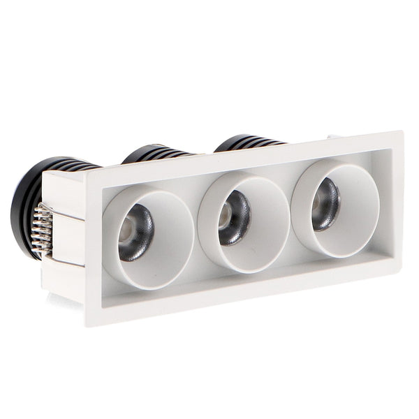 Spot LED Mini White Fix Square 15W CCT