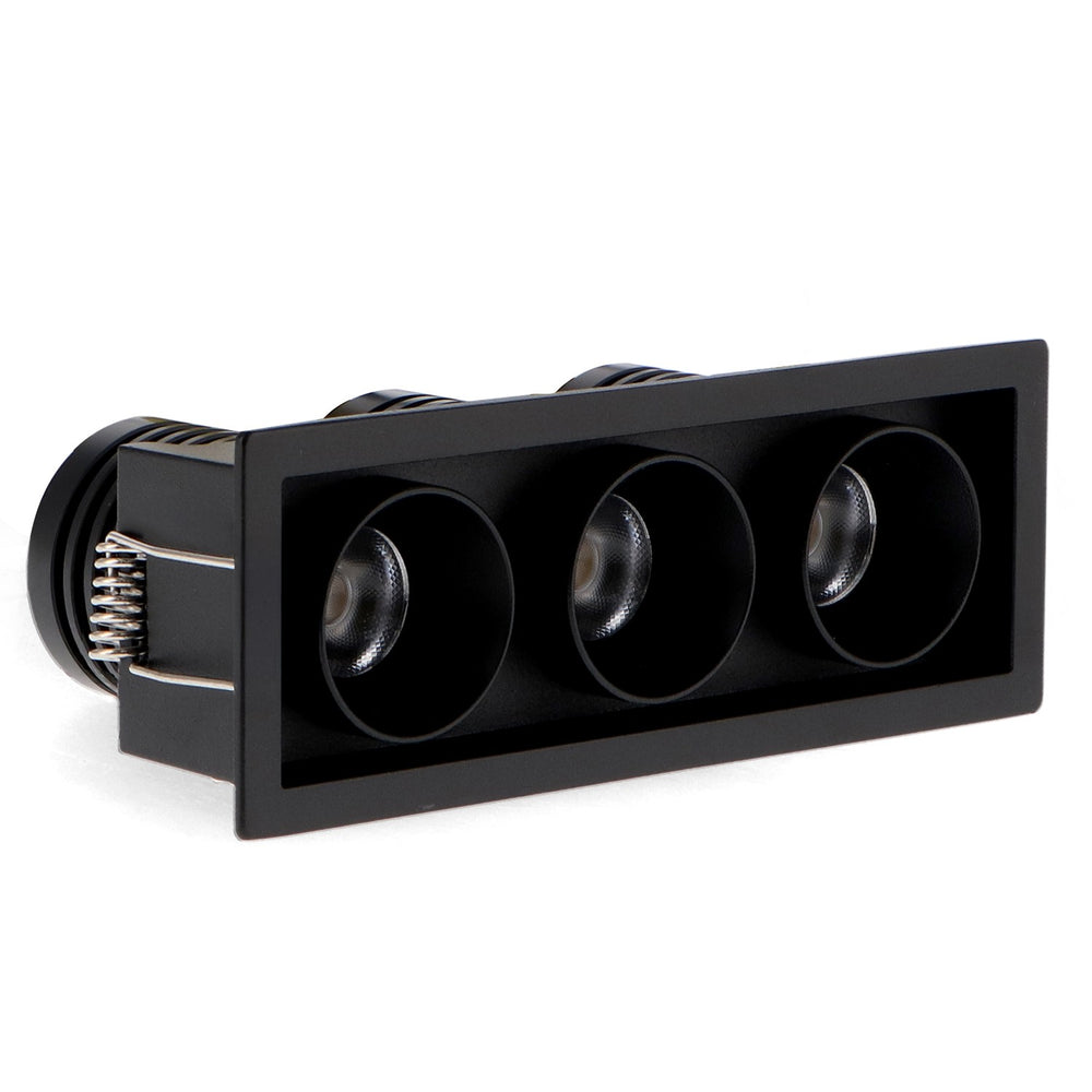 Spot LED Mini Black Fix Square 15W CCT