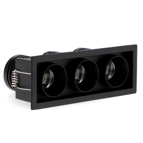 Spot LED Mini Black Fix Square 15W CCT
