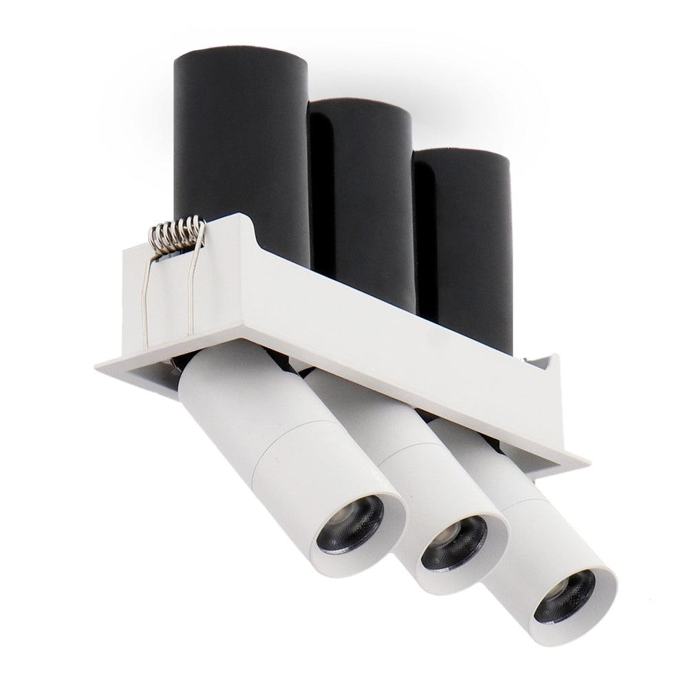 Spot LED orientabil Mini White Tube Square 15W CCT