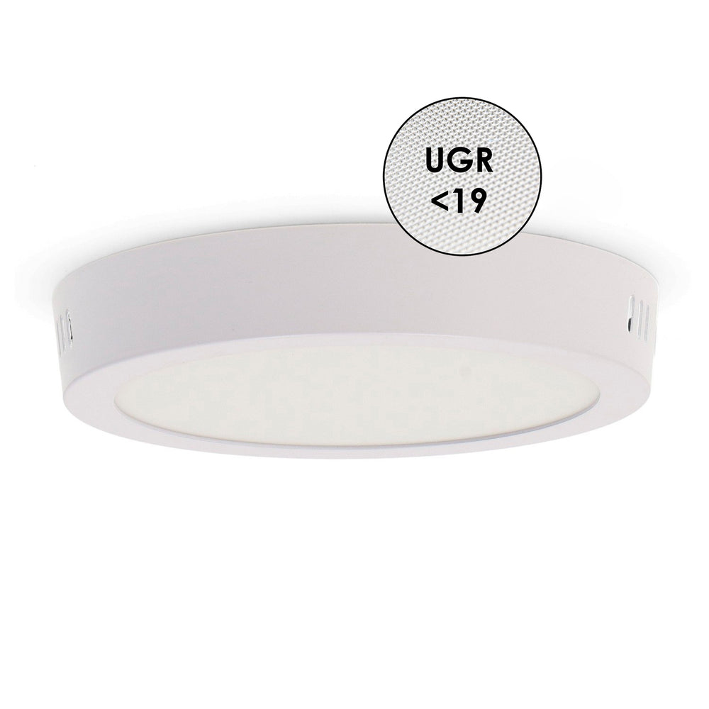 Panou aplicat circular, seria Pro, 12W, CCT