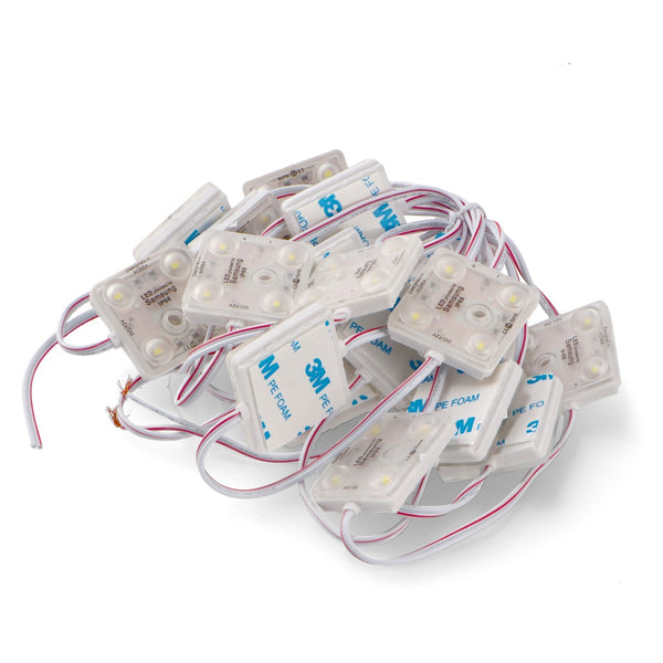 Șir de 20 de module din 4 LED-uri SMD Samsung 12V DC 2W