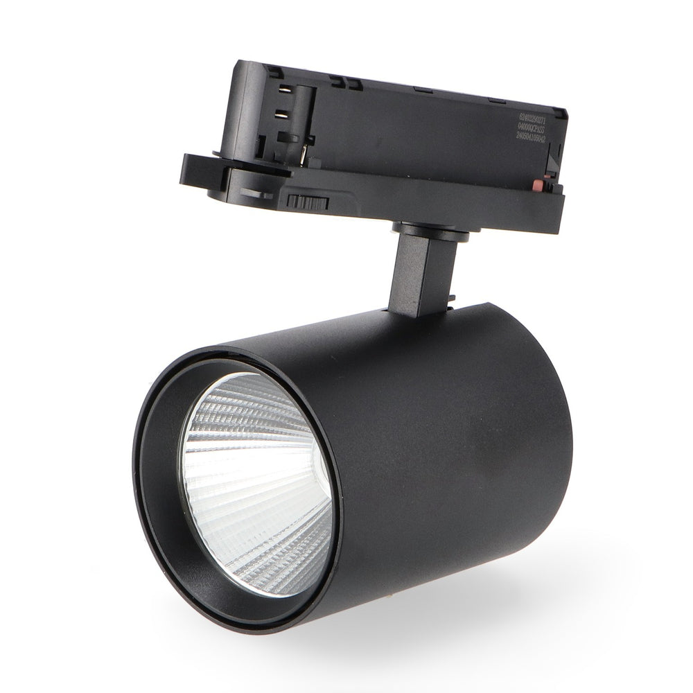 Spot LED pe șină Black Air 30W Trifazat Fără FlickerSpot LED Black Air 30W sur Rail Trifazat Faretto LED Black Air 30W Bianco Fără Flicker