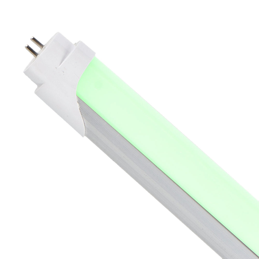 Tub LED T8 1200 mm Ekran 20W Verde Conexiune pe o parte