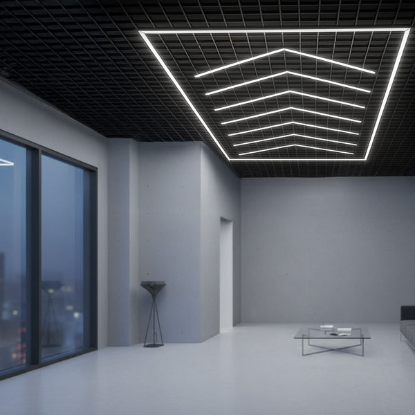 Regletă LED Hexagonală Unghi 384W