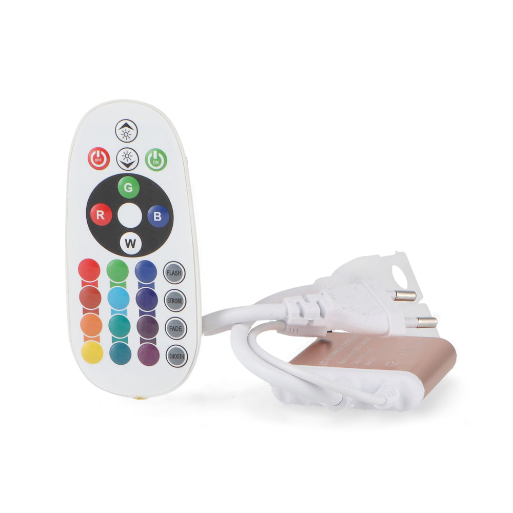 Controler pentru benzi LED RGB rapide de 220 V cu telecomandă