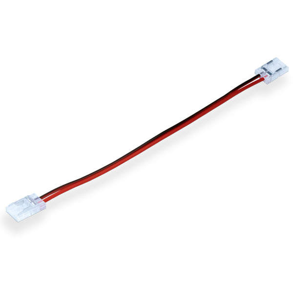 Conector dublu cu cablu pentru bandă LED 8 mm 12V/24V, 2 pini - pachet de 20