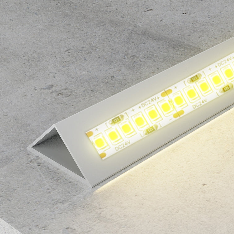 Profil triunghiular din aluminiu - 2 metri