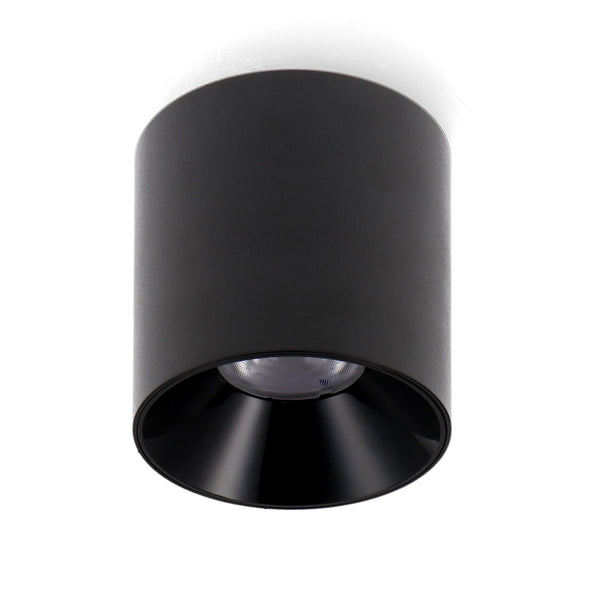 Aplică LED tub fix negru 10W (UGR 17) CCT