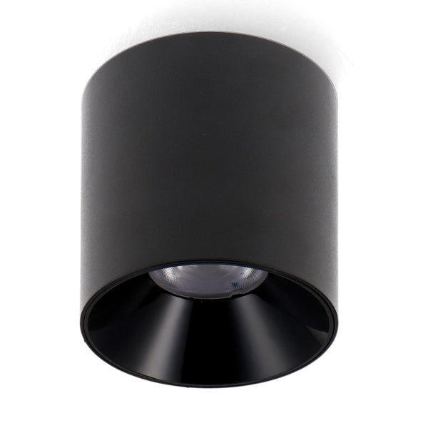 Aplică LED tub fix negru 20W (UGR 17) CCT