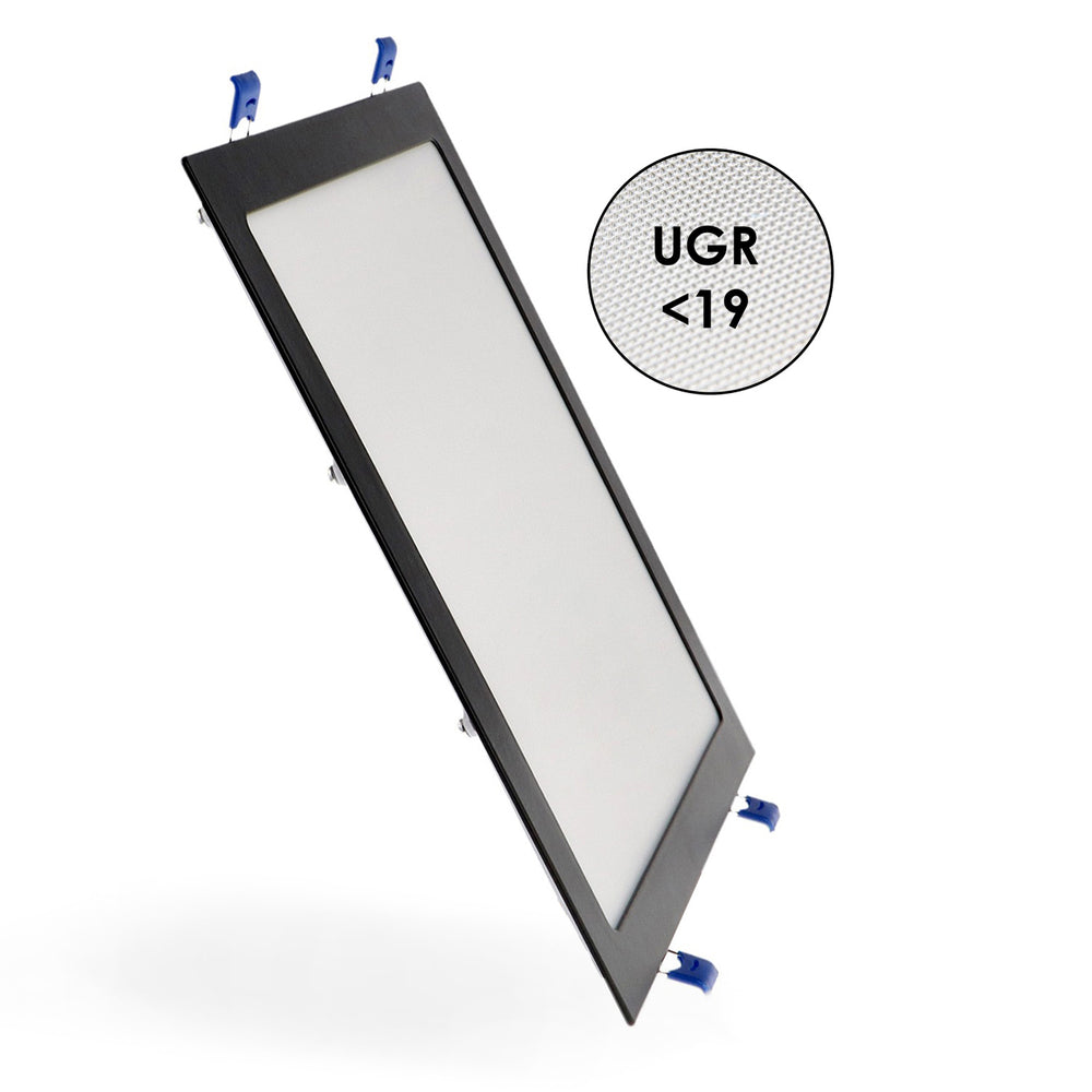 Panou LED Patrat Negru 25W CCT