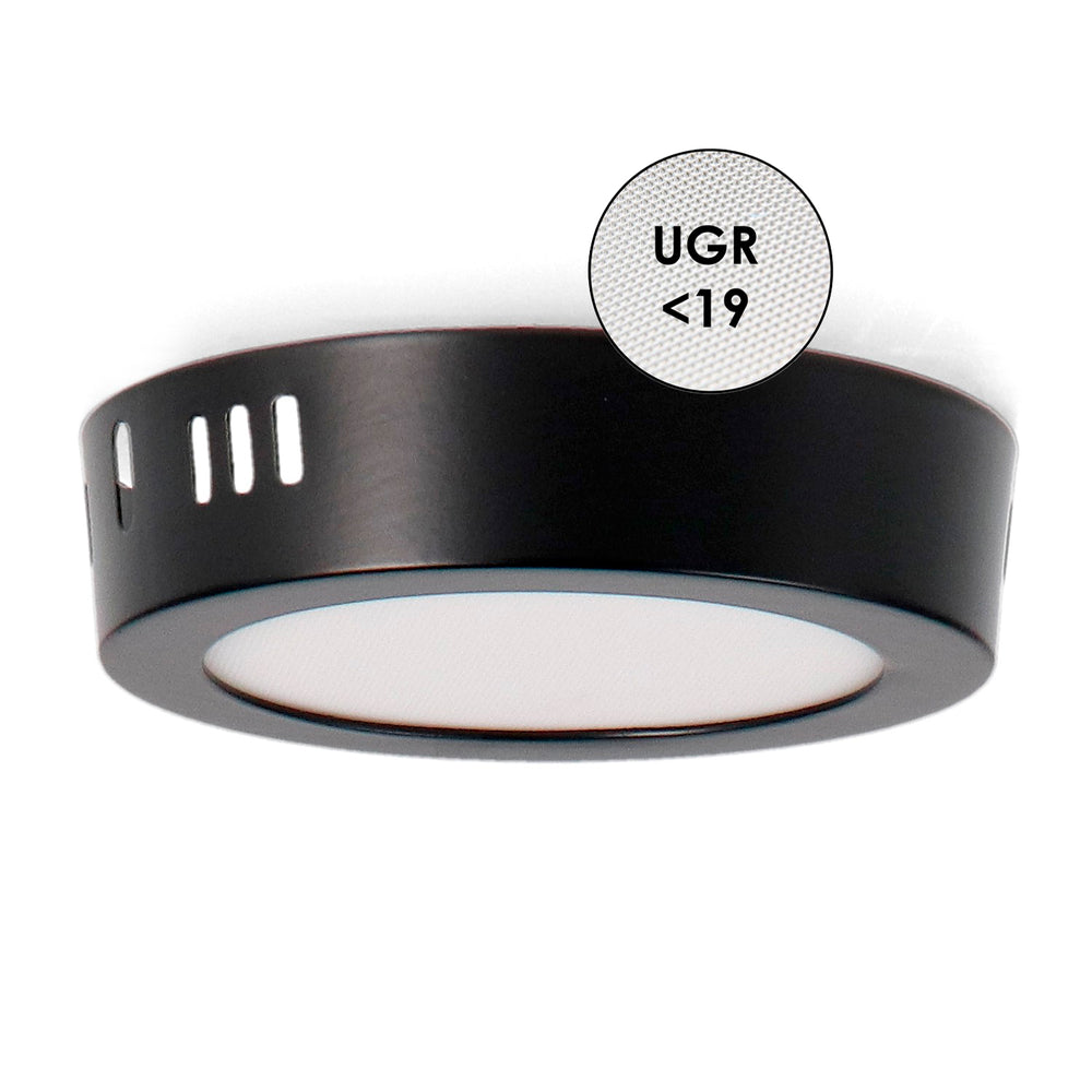 Panou negru cu suprafață circulară 6W CCT