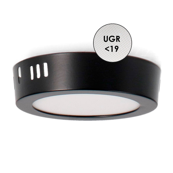 Panou negru cu suprafață circulară 6W CCT