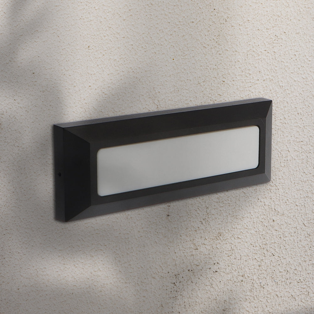 Baliză LED de suprafață Wall Long negru 5W IP54