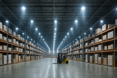 Iluminatul LED pentru depozite și hale industriale: Ghid tehnic complet