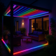 Bandă LED 24V RGB 768 LED/m IP65 - 5 metri DC Cobled Nake - imagine ambientală