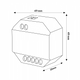 Regulator LED TRIAC RF Compatibil cu Buton WiFi - imagine 3