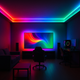 Bandă LED digitală 24V COB Tips RGB IP20 21W/m - 5 metri - imagine ambientală