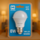 Bec LED E27 A55 8W