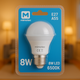 Bec LED E27 A55 8W - imagine 2