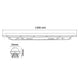 Lampa LED LINIARĂ Slimline 40W 12M CCT 120CM - imagine 3