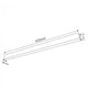 Bară Liniară Trunk 20W (UGR 19) 600 mm CCT - imagine 3