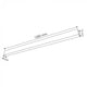 Bară Liniară Trunk 40W (UGR 19) 1200 mm CCT - imagine 3