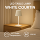 Lampă LED De Masă White Courtin - imagine 5