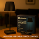 Lampă LED De Masă Black Courtin - imagine 6