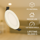 Downlight LED Circular Seria Eco 15W - imagine 7