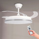 Ventilator De Tavan LED White Decor Ø106 cm