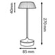 Lampă LED De Masă Black Irina - imagine 3