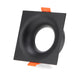 Aro Fijo Cuadrado Negro Serie Infinity Para Gu10/mr16 - imagine 2