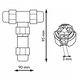 Conector T IP68 - imagine 3