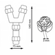 Conector Y IP68 - imagine 3