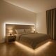 Bandă LED 24V DC SMD2835 Seria Litere IP20 120 LED/m - 5 metri - imagine ambientală